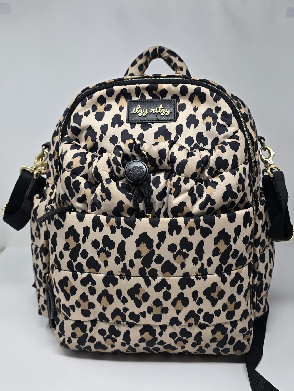 Itzy Ritzy Dream Backpack Cloud Leopard Cheetah Diaper Bag